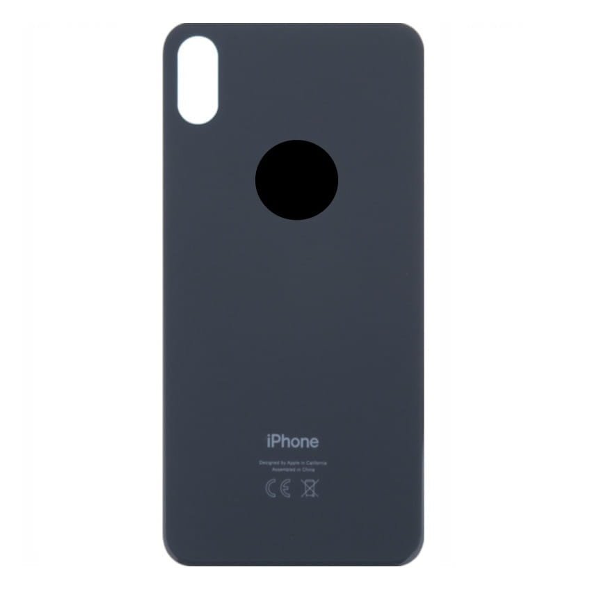 Tylna szyba klapka baterii iPhone XS czarna