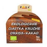 Ciastka - Piekarnia Pola Ciastka kruche orkiszowe kakaowe 150 g - miniaturka - grafika 1