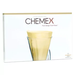 Chemex Filtr do kawy FP-2N 100szt FP-2N - Akcesoria i części do ekspresów do kawy - miniaturka - grafika 1