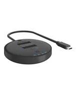 Stacje dokujące i replikatory portów - ICY BOX IB-1612MCL-C31 USB 3.2 Gen 2 (3.1 Gen 1) Type-C Czarny 61177 - miniaturka - grafika 1