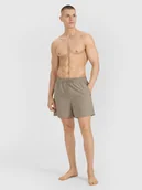 Kąpielówki męskie - 4F Spodenki plażowe boardshorty męskie - khaki XL - miniaturka - grafika 1