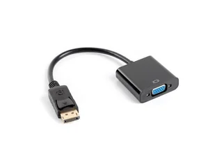Lanberg Adapter DisplayPort M) > VGA 15 pin F) czarny na kablu (AD-0002-BK) - Adaptery i przejściówki - miniaturka - grafika 7