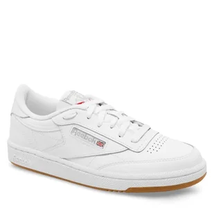 Sneakersy Reebok Club C 85 100000016 Biały - Sneakersy damskie - miniaturka - grafika 1