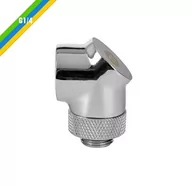 Chłodzenie wodne - Thermaltake Pacific G1/4 90 złączka adapter kątowy Chrome (CL-W052-CU00SL-A) - miniaturka - grafika 1