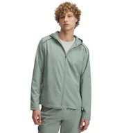 Kurtki męskie - Męska kurtka do biegania Under Armour UA Storm Run Hooded Jacket - zielona - miniaturka - grafika 1