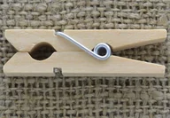 Spinacze i klipsy do papieru - [171100] Klamerka drewniana 34*9mm 3szt - miniaturka - grafika 1