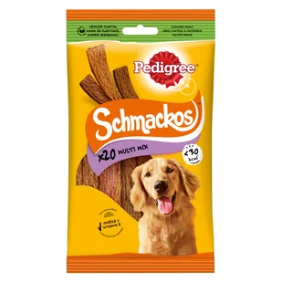 Pedigree Schmackos 4 smaki 14 x 144 g 14 x 20 szt. - Przysmaki dla psów - miniaturka - grafika 2