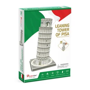 Cubicfun Puzzle 3D Krzywa Wieża w Pizie 27 części - Puzzle - miniaturka - grafika 1