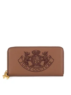 Juicy Couture Duży Portfel Damski BIJXT8652WVP Brązowy - Portfele - miniaturka - grafika 1