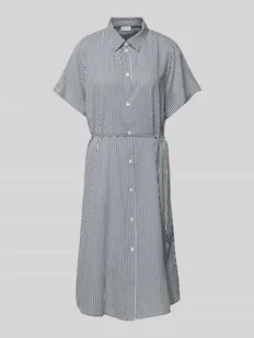 Sukienka koszulowa z wiskozy z tasiemką w talii model ‘Viragna’ - Sukienki - miniaturka - grafika 1