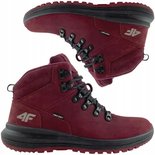 4F Damskie Buty Trekkingowe Wodoodporne Ciepłe Skóra Trapery Górskie r. 40 - Buty trekkingowe damskie - miniaturka - grafika 1