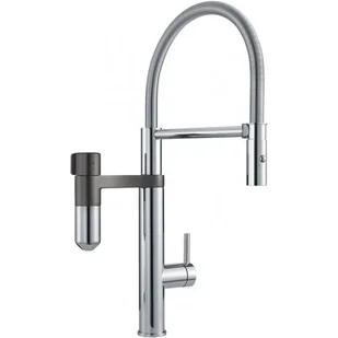 Franke Vital Bateria kuchenna z filtrem i ruchomą wylewką chrom/gun metal 120.0621.230 - Baterie kuchenne - miniaturka - grafika 1