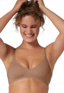 Biustonosze - SLOGGI BIUSTONOSZ MIĘKKI BRĄZOWY BEZ FISZBIN XS JHS - miniaturka - grafika 1