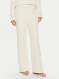 Calvin Klein Spodnie piżamowe 000QS7338E Écru Relaxed Fit - Piżamy damskie - miniaturka - grafika 1