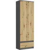 Szafy - Szafa Mobene Modern 60 X 180 X 35 Cm Szuflada B-4 - miniaturka - grafika 1