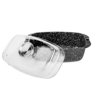 Naczynia żaroodporne - Brytfanna ceramiczna KINGSTONE AROMA prostokątna 39 x 22 x 10,5 cm 5,5 l indukcja KönigHOFFER - miniaturka - grafika 1