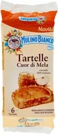 Ciastka - Ciastka Tartelle Cuor di Mela 288g - Mulino Bianco tartaletki z jabłkiem - miniaturka - grafika 1