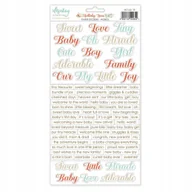 Scrapbooking - NAKLEJKI PAPIEROWE Mintay kolekcja Lullaby Lane - Słowa angielski - miniaturka - grafika 1