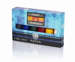 Astra Farby tempera 6x20 ml - Farby i media malarskie - miniaturka - grafika 2