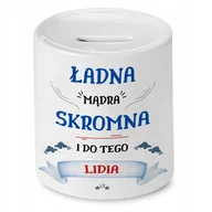 Skarbonki - Skarbonka Dla Lidii na Urodziny Imieniny Prezent z Nadrukiem ze Zdjęciem - miniaturka - grafika 1