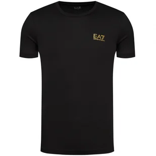 Emporio Armani t-shirt koszulka męska czarna 8NPT51 PJM9Z L - Koszulki męskie - miniaturka - grafika 1