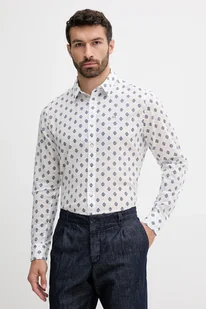 Pepe Jeans koszula bawełniana męska kolor biały regular z kołnierzykiem klasycznym PM309091 - Koszule męskie - miniaturka - grafika 1