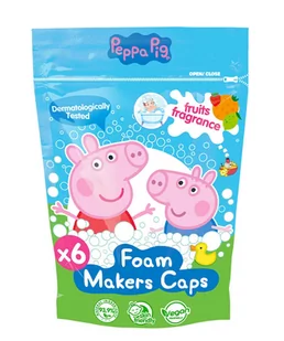 Disney Świnka Peppa PIANOTWORY 6 SZT 120.0 g - Kosmetyki kąpielowe dla dzieci - miniaturka - grafika 1