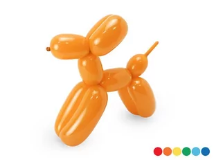 PartyDeco Balony modeliny  pastelowe 130cm z pompką, mix (1 op. / 30 szt.) MBP2P-000 [15347964] - Balony i akcesoria - miniaturka - grafika 1