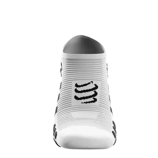 COMPRESSPORT Skarpetki do biegania krótkie NO SHOW SOCKS white/black - Skarpetki sportowe męskie - miniaturka - grafika 3