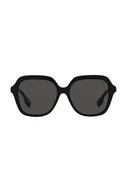 Okulary przeciwsłoneczne - Burberry okulary przeciwsłoneczne damskie kolor czarny - miniaturka - grafika 1