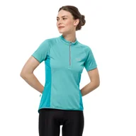 Koszulki i topy damskie - Damska koszulka rowerowa TOURER HALFZIP T W peppermint - XS - miniaturka - grafika 1
