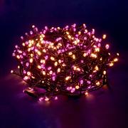 Lampy pozostałe - Różowo-beżowa girlanda świetlna LED, 100 lampek – Casa Selección - miniaturka - grafika 1