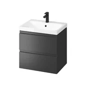 Szafki łazienkowe - Cersanit Moduo SET B896 Zestaw Umywalka meblowa 60x45 cm z szafką podumywalkową antracyt S801-486-DSM - odbiór osobisty: Kraków, Świebodzin - miniaturka - grafika 1