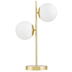 NOWOCZESNA LAMPA BIURKOWA KLASYCZNE ZŁOTO TESO W2 - Lampy stojące - miniaturka - grafika 1
