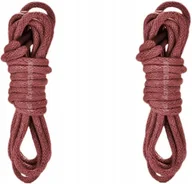 Akcesoria obuwnicze - Sznurówki BRĄZOWE Sznurowadła 120 cm ŚREDNIE OKRĄGŁE 3,5mm BAWEŁNIANE G9-49 - miniaturka - grafika 1