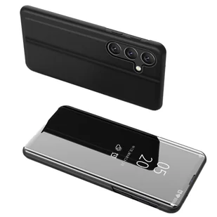 Clear View Case etui Samsung Galaxy A54 5G pokrowiec z klapką czarne - Etui i futerały do telefonów - miniaturka - grafika 1