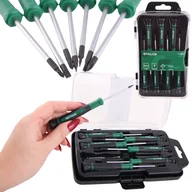 Śrubokręty - ZESTAW WKRĘTAKI PRECYZYJNE 7 EL CrV ŚRUBOKRĘTY STALCO MAGNETYCZNE S-12397 - miniaturka - grafika 1