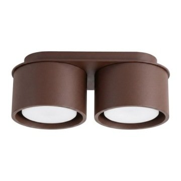 Sollux Lighting Plafon Modo 2 brązowy Gx53