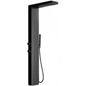 Panele prysznicowe - Mexen Mano panel prysznicowy, czarny - 7609-02-70 - miniaturka - grafika 1