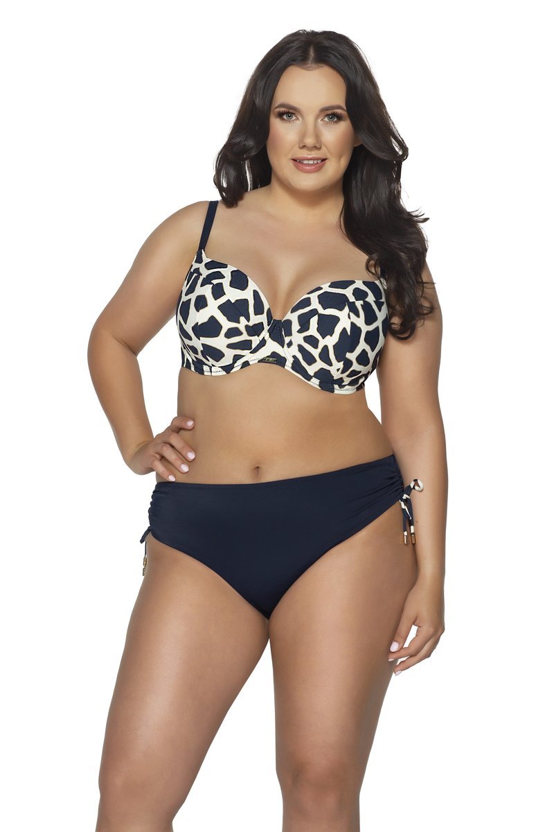Strój kąpielowy góra biustonosz full cup SK 195 usztywniany granatowy 65G