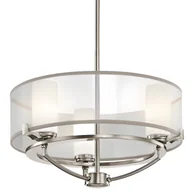 Lampy sufitowe - Lampa sufitowa Astoria - kolor srebrny, transparentny - KL/SALDANA3 - miniaturka - grafika 1