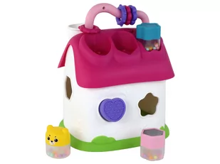 Domek Sorter Interaktywny Różowy Puzzle Edukacyjny - Zabawki interaktywne dla dzieci - miniaturka - grafika 4