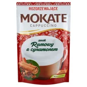Kawa - Cappuccino Mokate o smaku Rumowym z cynamonem 110 g - miniaturka - grafika 1