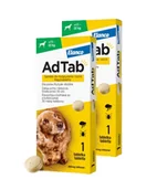 Artykuły przeciw pasożytom - ELANCO 2xAdTab 450mg tabletki na pchły i kleszcze dla psów >11 - 22 kg - miniaturka - grafika 1