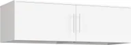 Szafy - Fabryka Mebli Akord Nadstawka na szafę przesuwną 150 cm - biała - 2 drzwi - miniaturka - grafika 1