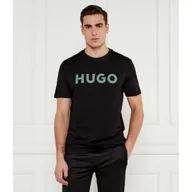 Koszulki męskie - HUGO T-shirt Dulivio Regular Fit - miniaturka - grafika 1