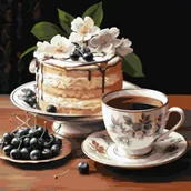 Malowanie po numerach - Ideyka Malowanie po numerach - Owocowa słodycz 40x40cm - miniaturka - grafika 1