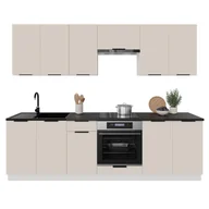 Meble kuchenne - Zestaw Mebli Kuchennych Alto 260 Cm Laminat Kaszmir - miniaturka - grafika 1