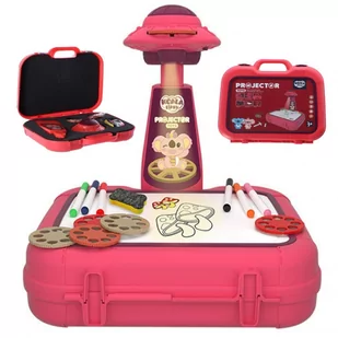 Projektor do rysowania walizka lampka FDE80807 R LUXMA - Prace ręczne dla dzieci - miniaturka - grafika 1
