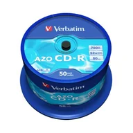 Nośniki danych - Verbatim Płyty CD-R 700MB 52x Crystal cake 50 szt. 43343 - miniaturka - grafika 1